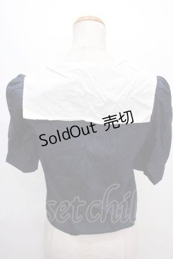 画像2: MILK / ACADEMY トップス  ネイビーブロード Y-24-07-15-088-ML-TO-SZ-ZT028