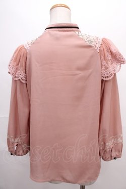 画像2: Rozen Kavalier / Vフリルブラウス  ピンク Y-24-07-15-105-OO-BL-SZ-ZS