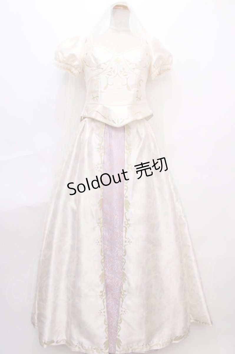 画像1: Secret Honey / Rapunzel From Tangled Wedding White Ever After 2 アイボリー Y-24-07-15-162-CA-OP-SZ-ZY (1)