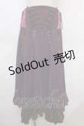 Ozz oneste / 蝶舞秋園スカート  パープル Y-24-07-15-209-OO-SK-SZ-ZS