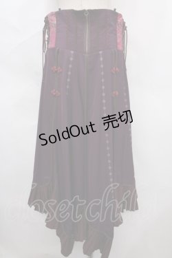 画像2: Ozz oneste / 蝶舞秋園スカート  パープル Y-24-07-15-209-OO-SK-SZ-ZS