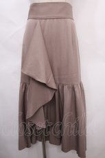 画像1: axes femme POETIQUE / ラッフルフリルマーメイドスカート M モカ Y-24-07-15-213-AX-SK-SZ-ZH (1)