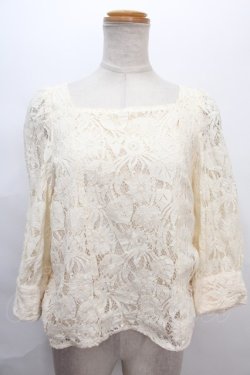 画像1: axes femme / トップス M 生成り Y-24-07-17-079-AX-TO-SZ-ZI