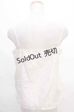 画像2: axes femme NOSTALGIE / ドビーシフォンピンタックブラウス M 生成り Y-24-08-01-073-AX-BL-SZ-ZI