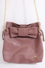 画像1: m petit by misako / NINA'sコラボ ショルダーバッグ  中桃 Y-24-08-04-048-LO-BG-SZ-ZTK010 (1)