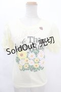 MILK / Lady Bug パフ Tee  イエロー Y-24-08-04-098-ML-TO-SZ-ZI