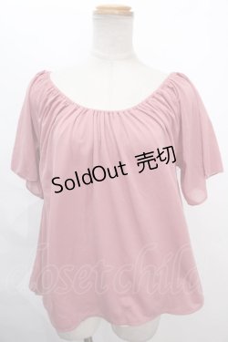 画像1: axes femme / 蝶々モチーフAラインプルオーバー M ピンク Y-24-08-04-112-AX-TO-SZ-ZT399