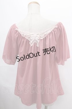 画像2: axes femme / 蝶々モチーフAラインプルオーバー M ピンク Y-24-08-04-112-AX-TO-SZ-ZT399