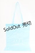axes femme / クリアトートバッグ  サックス Y-24-08-04-035-AX-BG-SZ-ZY