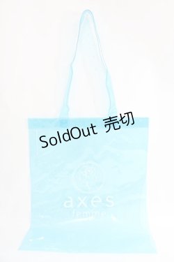 画像1: axes femme / クリアトートバッグ  サックス Y-24-08-04-035-AX-BG-SZ-ZY