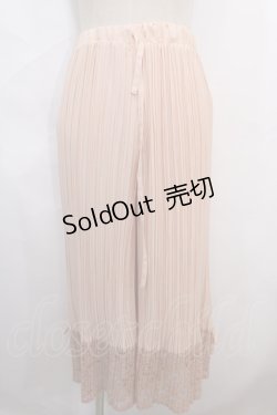 画像1: axes femme / プリーツパンツ M アワピンク Y-24-08-07-052-AX-SK-SZ-ZT205