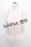 axes femme / 刺繍入アンティークレースブラウス M アワピンク Y-24-08-07-097-AX-BL-SZ-ZI