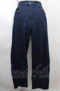 axes femme / フラッシャー付デニムパンツ L インディゴ Y-24-08-07-120-AX-PA-SZ-ZT281