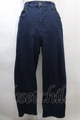 axes femme / フラッシャー付デニムパンツ L インディゴ Y-24-08-07-120-AX-PA-SZ-ZT281