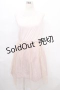 axes femme POETIQUE / ラメチュール使いワンピース M ピンク Y-24-08-10-145-AX-OP-SZ-ZI