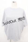 axes femme / ドルマン袖カラーＴシャツ M サックス Y-24-08-13-111-AX-TS-SZ-ZT393