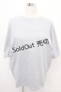 axes femme / ドルマン袖カラーＴシャツ M サックス Y-24-08-13-111-AX-TS-SZ-ZT393