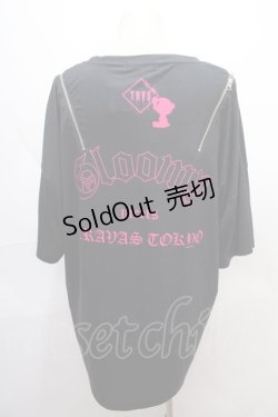 画像2: TRAVAS TOKYO / GLOOMYコラボ/肩ジップビッグシルエットカットソー F ブラック Y-24-08-13-138-PU-TS-SZ-ZT405