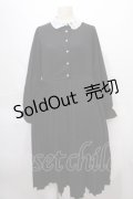 mpetit by misako / ワンピース 3L 中黒 Y-24-08-13-151-LO-OP-SZ-ZT407