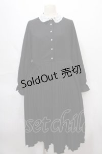 mpetit by misako / ワンピース 3L 中黒 Y-24-08-13-151-LO-OP-SZ-ZT407