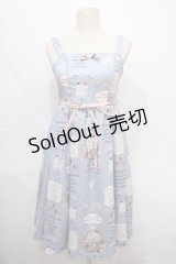 axes femme kawaii / 10thアニバーサリージャンパースカート M サックス Y-24-08-22-079-AX-OP-SZ-OS