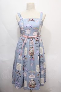 axes femme kawaii / 10thアニバーサリージャンパースカート M サックス Y-24-08-22-079-AX-OP-SZ-OS