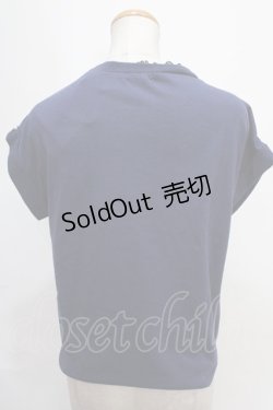 画像2: axes femme / 接触冷感ラメ刺繍Ｔシャツ F コン Y-24-08-28-029-AX-TS-SZ-ZT368