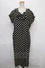 画像1: 【SALE】INGEBORG / ドットワンピース  黒 Y-24-09-02-059-LO-OP-SZ-ZT427 (1)