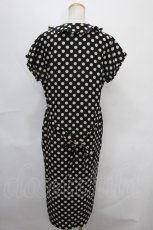 画像2: 【SALE】INGEBORG / ドットワンピース  黒 Y-24-09-02-059-LO-OP-SZ-ZT427 (2)