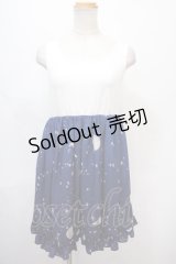 To Alice / 宇宙柄ワンピース S ネイビー Y-24-09-02-090-LO-OP-SZ-ZI