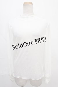 axes femme / シアーチェックインナー F 白 Y-24-09-02-031-AX-TO-SZ-ZI