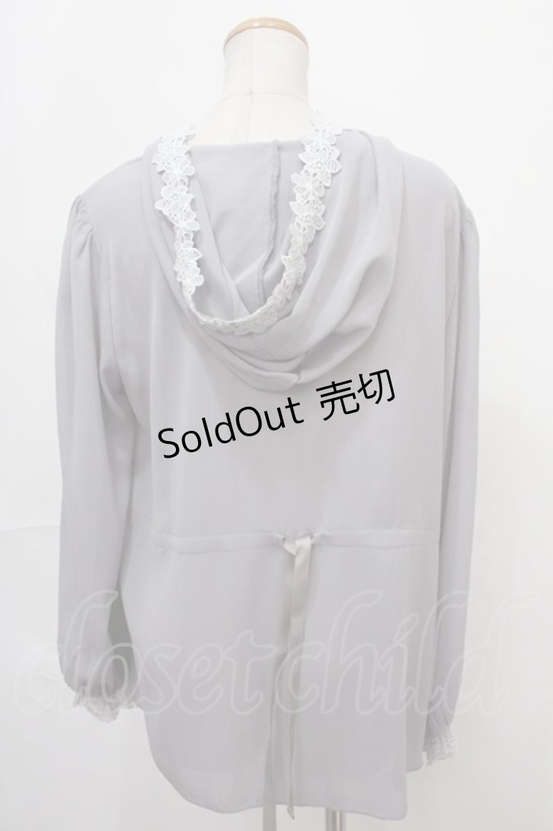 画像2: 【SALE】axes femme / ミドルシアーブルゾン M グレー Y-24-09-02-034-AX-TO-SZ-ZT360 (2)