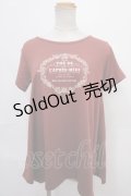 axes femme / AラインTシャツ M 茶 Y-24-09-02-036-AX-TS-SZ-ZT427