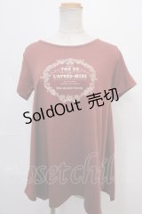 axes femme / AラインTシャツ M 茶 Y-24-09-02-036-AX-TS-SZ-ZT427