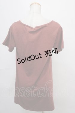 画像2: axes femme / AラインTシャツ M 茶 Y-24-09-02-036-AX-TS-SZ-ZT427