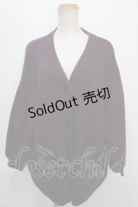 axes femme / ディズニーヴィランズ/カーディガン M パープル Y-24-09-02-043-AX-TO-SZ-ZT228