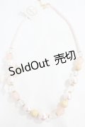 axes femme / パール連ネックレス  アワピンク Y-24-09-05-002-AX-AC-SZ-ZY