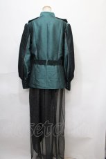 画像2: ALICE and the PIRATES / 森の不思議な案内人　トレーン付きジャケット  グリーン Y-24-09-05-131-PA-JA-SZ-ZS (2)