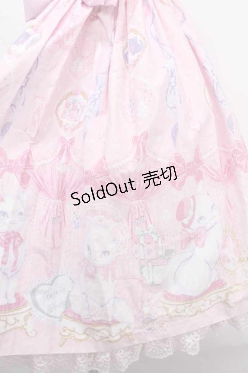 画像4: Angelic Pretty / Dolly Catジャンパースカート  ピンク Y-24-09-12-086-AP-OP-SZ-ZY (4)