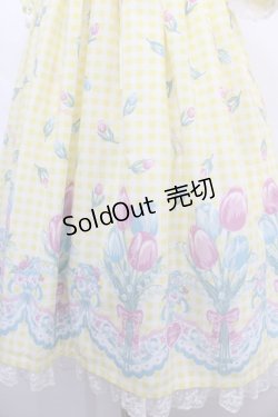 画像4: Angelic Pretty / Tulip Bouquetワンピース  イエロー Y-24-09-12-092-AP-OP-SZ-ZY