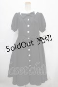 Physical　Drop / レトロワンピース  黒ｘ白 Y-24-09-12-104-LO-OP-AS-ZT352