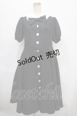 画像1: Physical　Drop / レトロワンピース  黒ｘ白 Y-24-09-12-104-LO-OP-AS-ZT352