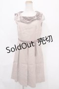 axes femme / ロールカラーワンピース M アワピンク Y-24-09-15-065-AX-OP-SZ-ZI