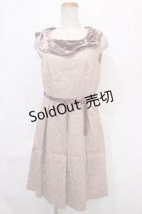 axes femme / ロールカラーワンピース M アワピンク Y-24-09-15-065-AX-OP-SZ-ZI