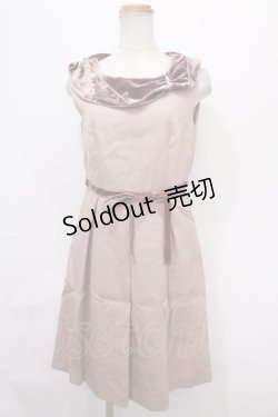 画像1: axes femme / ロールカラーワンピース M アワピンク Y-24-09-15-065-AX-OP-SZ-ZI