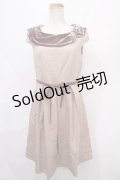 axes femme / ロールカラーワンピース M アワピンク Y-24-09-15-066-AX-OP-SZ-ZI