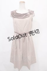 axes femme / ロールカラーワンピース M アワピンク Y-24-09-15-066-AX-OP-SZ-ZI