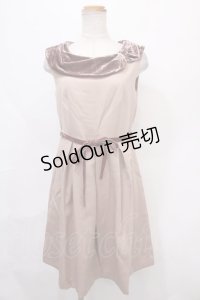 axes femme / ロールカラーワンピース M アワピンク Y-24-09-15-066-AX-OP-SZ-ZI