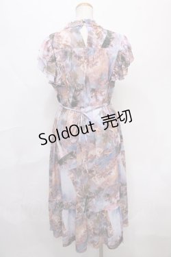 画像2: 【SALE】axes femme Nostalgic / 天使柄シャーリングワンピース F ラベンダー Y-24-09-15-072-LO-OP-SZ-ZT164