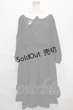 画像1: m petit by misako / サンリオキャラクターズコラボ クロミワッペン付きワンピース M 中黒 Y-24-09-15-078-LO-OP-SZ-ZT440